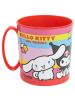 Hello Kitty Becher Mikrowellengeeigneter Kunststoffbecher 390ml