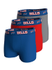 NFL Boxer Buffalo Bills in BLU/RED/MGR