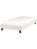 Beliani Einzelbett ROANNE in Beige/Braun - (W) 100 x (H) 29 x (L) 213 cm