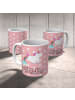 Mr. & Mrs. Panda Kunststoffbecher Einhorn Pupsen mit Spruch in Rot Pastell