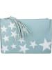 styleBREAKER Clutch Handtasche in Hellblau