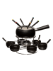 5five Simply Smart Drehbares Fondue-Set für 6 Personen, Keramik in Schwarz