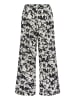 Kaffe Casual Hose BPliah Regular fit in Black/Turtledove Flower Print