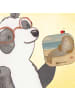 Mr. & Mrs. Panda Tischuntersetzer Robbe Lachen Design ohne Spruch in Weiß