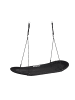 relaxdays Nestschaukel in Schwarz - (B)166 x (T)71 cm