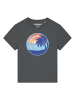 wat? Apparel T-Shirt Sunset Rainbow in Grau