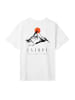 F4NT4STIC T-Shirt Oversize Escape Discover the World Mountain in off-white