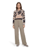 Betty Barclay Longbluse mit Stehkragen in Beige/Schwarz