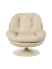 Beliani Sessel NOLVIK in Beige - (W) 82 x (H) 82 x (L) 85 cm
