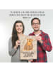 Mr. & Mrs. Panda Poster Affe mit Spruch in Sandig