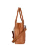 Plevier Rock Amber Schultertasche Leder 43 cm Laptopfach in cognac