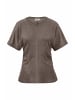 Hessnatur Hessnatur Samt T-Shirt Slim aus TENCEL™ Modal mit Bio-Baumwolle in silbergrün