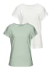 Vivance T-Shirt in lime / offwhite