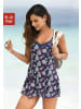 LASCANA Badekleid in marine-bedruckt