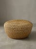 KADIMA DESIGN Beistelltisch BIFERNO: Orientalisches Design, goldfarbenes Aluminium in Gold