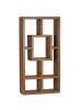 KADIMA DESIGN Bücherregal MUMBAI Massiv-Holz 90 x 180 cm Wohnzimmer-Regal