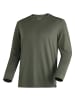 Maier Sports Langarmshirt MS FAV Long Tee M in Grün2050