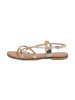 Les Tropéziennes par M Belarbi Halfonzo Ledersandalen Gold