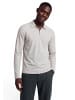 Zero  Sweatshirt mit Kragen in Silver Beige
