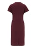 CARTOON Jerseykleid mit Raffung in Dark Aubergine