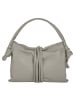 Samantha Look Handtasche echt Leder in grau