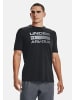 Under Armour T-Shirt 'Team Issue Wordmark' in schwarz