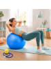 relaxdays Gymnastikball in Blau - Ø 75 cm