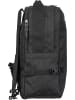 SANDQVIST Rucksack / Backpack Andre in Black/Black Leather