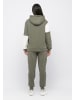 Tom Barron Freizeitanzug Damen-Freizeit Trainingsanzug mit Kapuze in khaki