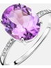 Diamant L'éternel Ring aus 585 Weißgold mit 2.32 Karat Diamant mit Amethyst