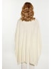 VIRITA Women Poncho in Creme