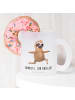 Mr. & Mrs. Panda Kaffeetasse Faultier Yoga mit Spruch in Transparent