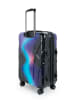 suitline 3er Kofferset Rollkoffer Hartschalen-Koffer Reisetrolleys TSA in Neon Blue