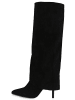 VAN HILL Klassische Stiefel Daphne in Schwarz Velours