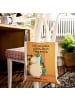 Mr. & Mrs. Panda Shopping Bag Einhorn Fitness Design mit Spruch in Weiß