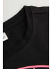 Coccodrillo T-Shirt mit kurzen Ärmeln in schwarz