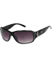styleBREAKER Sonnenbrille in Schwarz / Grau-Violett Verlauf