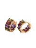 NAEMI Women Earrings in Rose Gold Multicolor