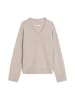 Marc O'Polo V-Neck-Pullover relaxed in Chalky Mauve Melange