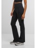 Urban Classics Urban Classics Ladies Flared Leggings Rib Ladies Flared Leggings Rib in black