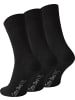 Cotton Prime® XXL Socken 3 Paar, in Übergröße in Schwarz