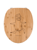 Mr. & Mrs. Panda Toilettenbrille Faultier Yoga ohne Spruch in Transparent