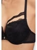 PETITE FLEUR GOLD Push-up-BH in schwarz