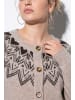 Ulla Popken Strickjacke in beige melange