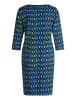 CARTOON Casual-Kleid mit Muster in Blau/Grün