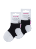 Hoppediz Babysocken Sockenhalter in 2-er Set schwarz