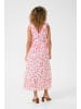 Cream Kleid CRGiselle Feminine in Pink Red Flower