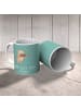 Mr. & Mrs. Panda Becher Geige Freude mit Spruch in Meeresbrise