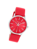 Oozoo Analog-Armbanduhr Timepieces rot mittel (ca. 36mm)