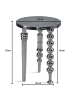 KADIMA DESIGN Beistelltisch 44x44x63 cm Aluminium mit drei verschiedenen Beinen,